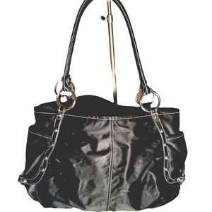 KATHY VAN ZEELAND Women's Black Shoulder Tote Bag